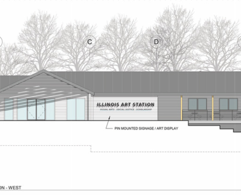 Illinois Art Station Site Plan Drawings