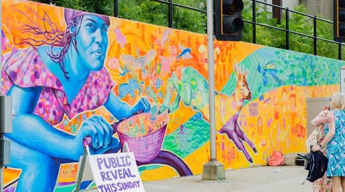 Illinois Art Station Youth Mural Project Completed